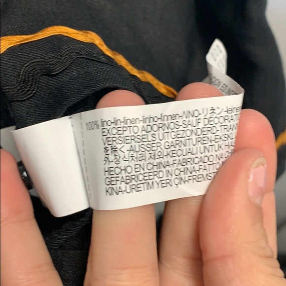 Zara bohemian black tunic dress - Picture 6 of 6